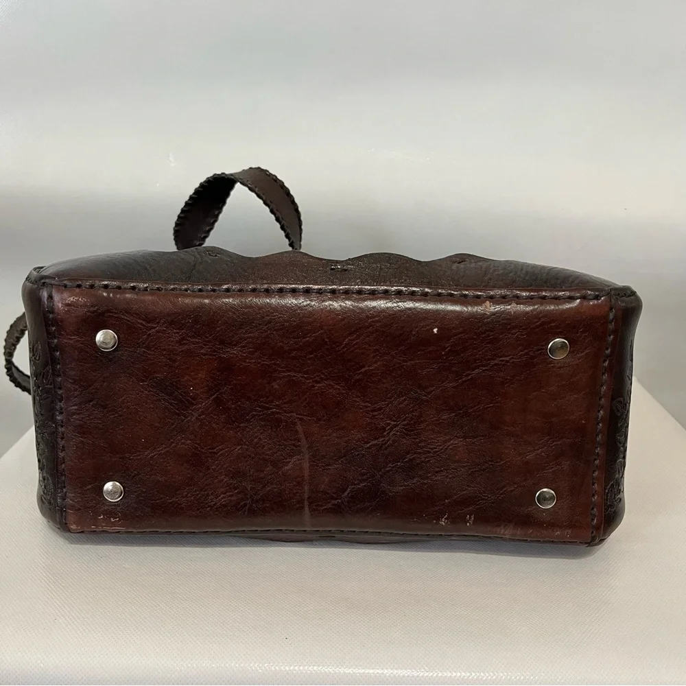 Beautiful Handmade Shoulder Bag Embossed